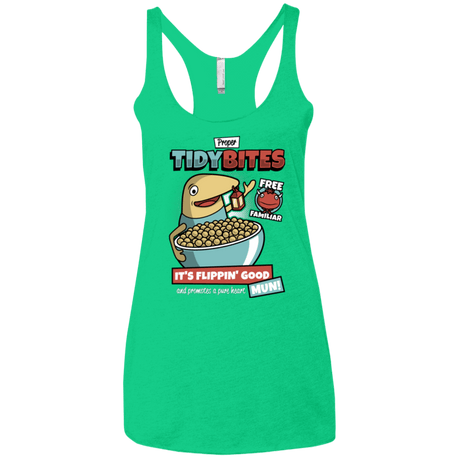 T-Shirts Envy / X-Small PROPER TIDY BITES Women's Triblend Racerback Tank