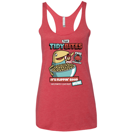 T-Shirts Vintage Red / X-Small PROPER TIDY BITES Women's Triblend Racerback Tank