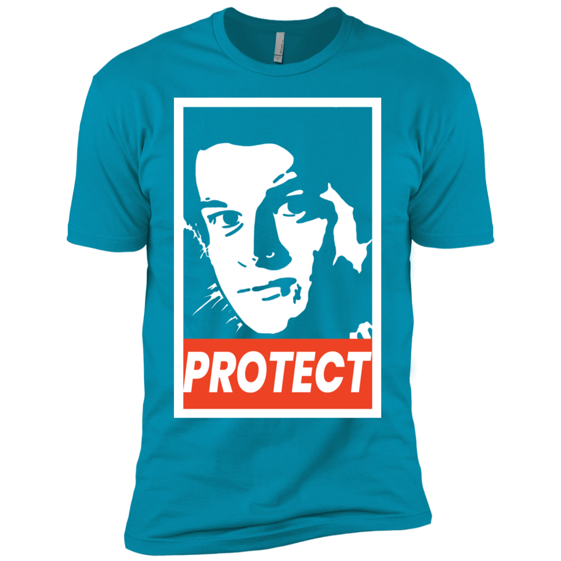 T-Shirts Turquoise / YXS PROTECT Boys Premium T-Shirt