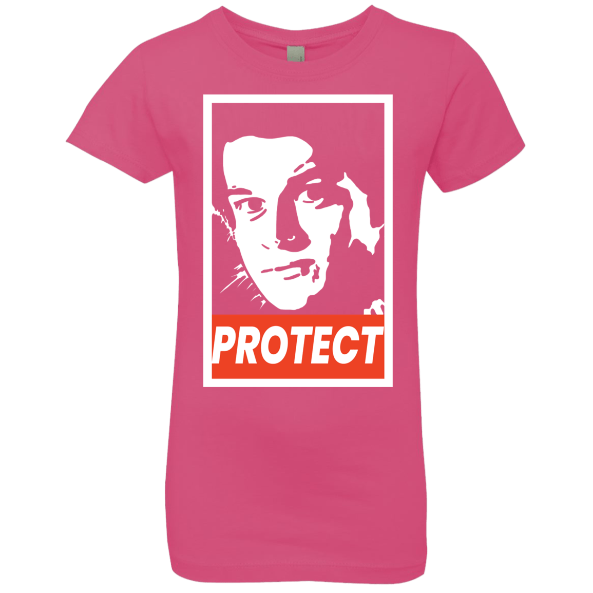 T-Shirts Hot Pink / YXS PROTECT Girls Premium T-Shirt