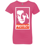 T-Shirts Hot Pink / YXS PROTECT Girls Premium T-Shirt