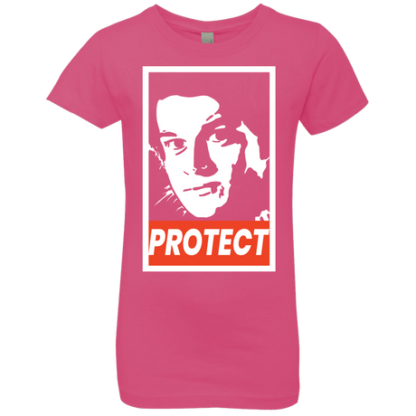 T-Shirts Hot Pink / YXS PROTECT Girls Premium T-Shirt