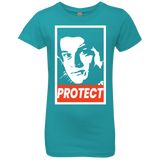 T-Shirts Tahiti Blue / YXS PROTECT Girls Premium T-Shirt