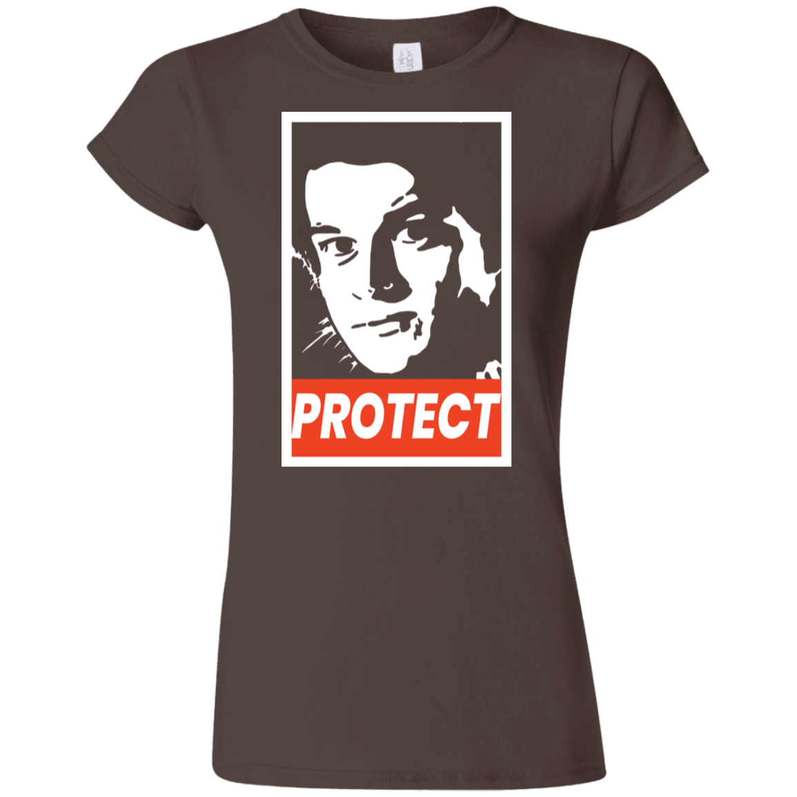 T-Shirts Dark Chocolate / S PROTECT Junior Slimmer-Fit T-Shirt