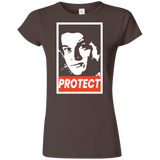T-Shirts Dark Chocolate / S PROTECT Junior Slimmer-Fit T-Shirt
