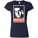 T-Shirts Navy / S PROTECT Junior Slimmer-Fit T-Shirt