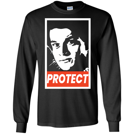 T-Shirts Black / S PROTECT Men's Long Sleeve T-Shirt