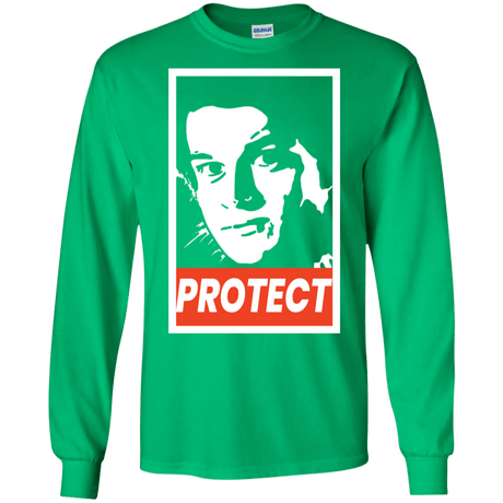 T-Shirts Irish Green / S PROTECT Men's Long Sleeve T-Shirt