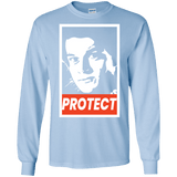 T-Shirts Light Blue / S PROTECT Men's Long Sleeve T-Shirt