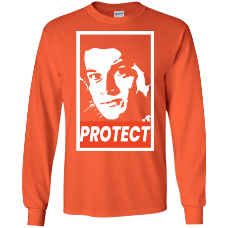 T-Shirts Orange / S PROTECT Men's Long Sleeve T-Shirt