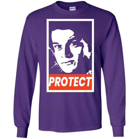 T-Shirts Purple / S PROTECT Men's Long Sleeve T-Shirt