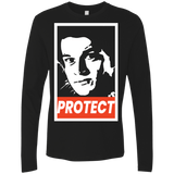 T-Shirts Black / S PROTECT Men's Premium Long Sleeve