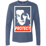 T-Shirts Indigo / S PROTECT Men's Premium Long Sleeve