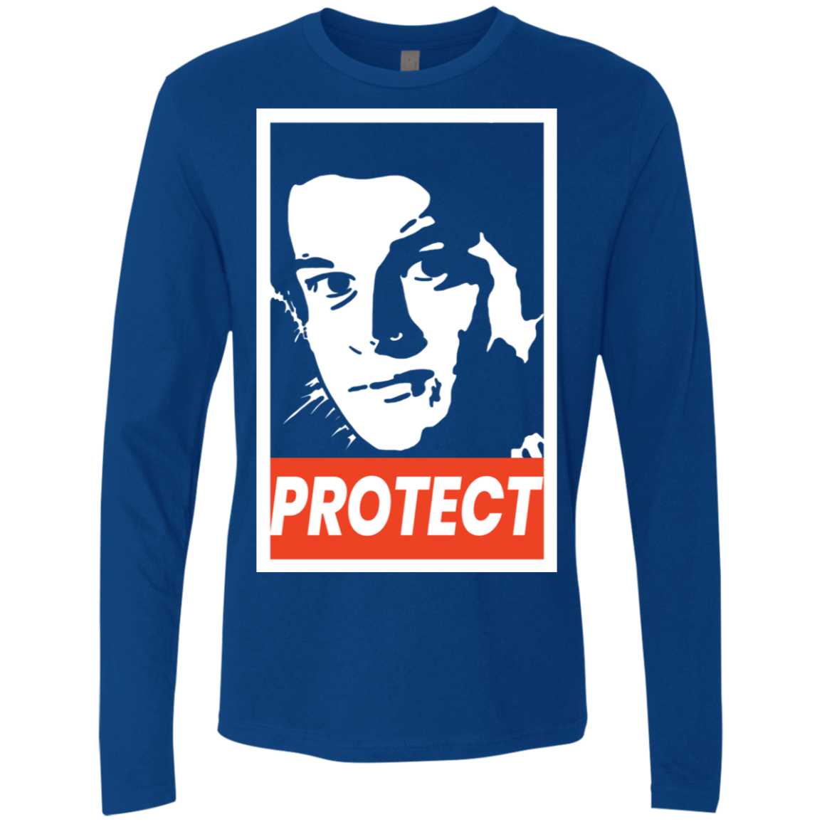 T-Shirts Royal / S PROTECT Men's Premium Long Sleeve