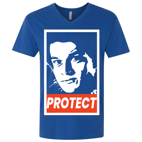 T-Shirts Royal / X-Small PROTECT Men's Premium V-Neck