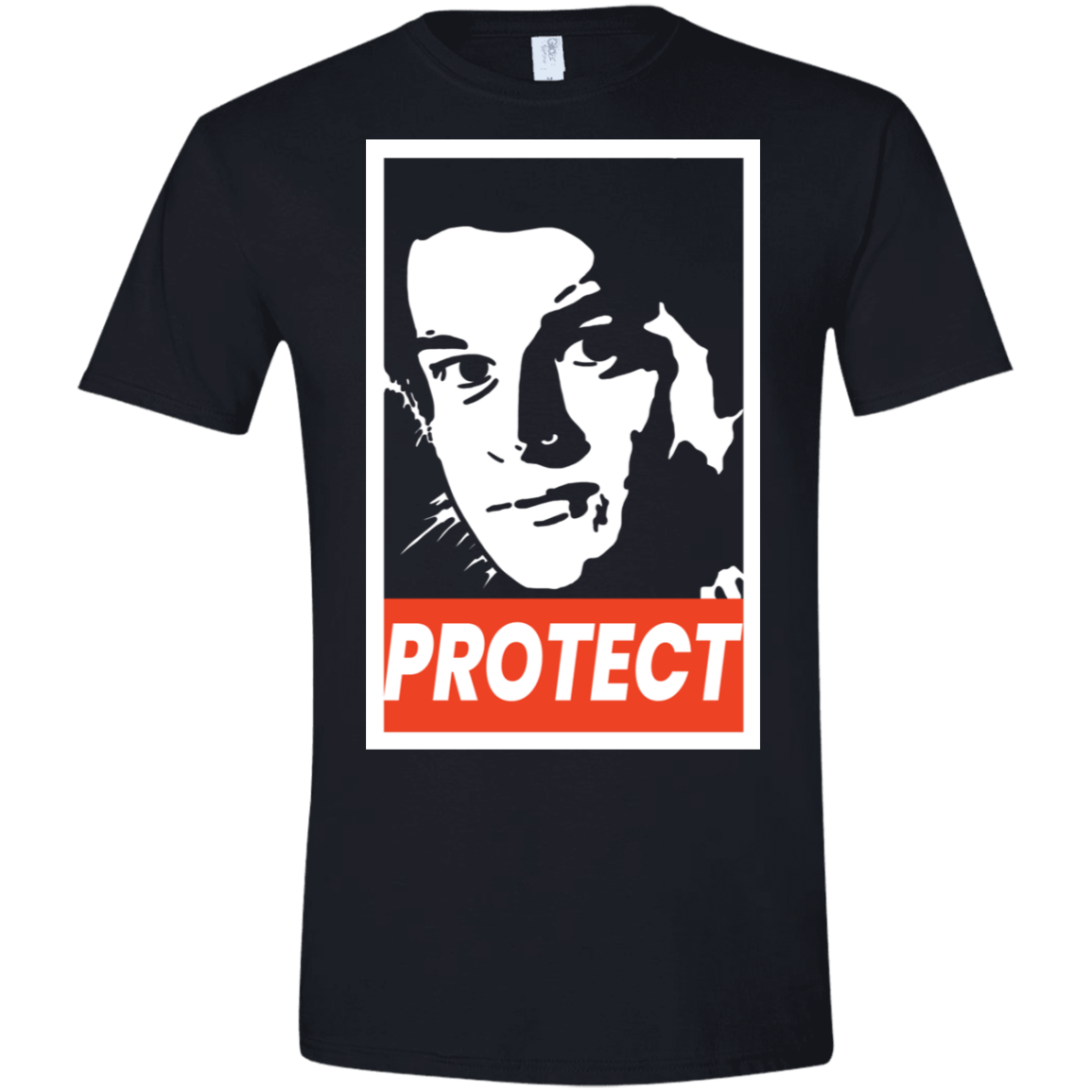 T-Shirts Black / X-Small PROTECT Men's Semi-Fitted Softstyle