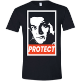 T-Shirts Black / X-Small PROTECT Men's Semi-Fitted Softstyle