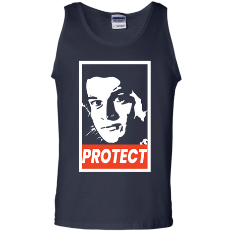 T-Shirts Navy / S PROTECT Men's Tank Top