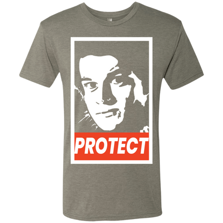 T-Shirts Venetian Grey / S PROTECT Men's Triblend T-Shirt