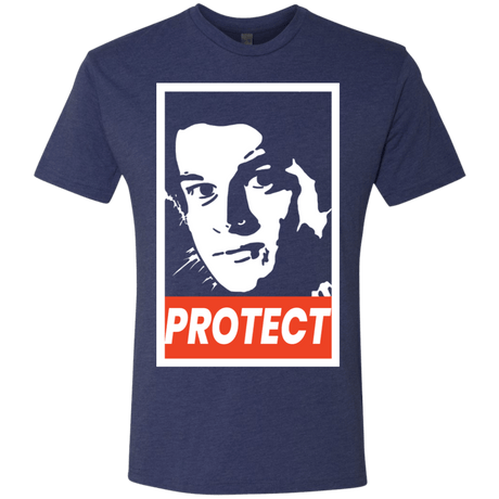 T-Shirts Vintage Navy / S PROTECT Men's Triblend T-Shirt