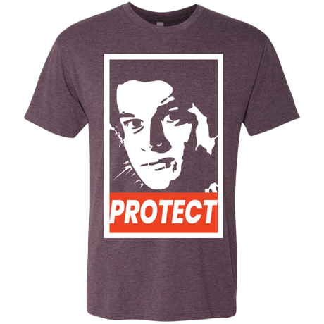 T-Shirts Vintage Purple / S PROTECT Men's Triblend T-Shirt