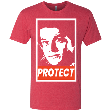 T-Shirts Vintage Red / S PROTECT Men's Triblend T-Shirt