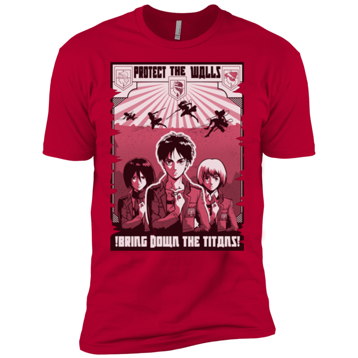 T-Shirts Red / YXS Protect the Walls Boys Premium T-Shirt