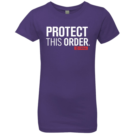 T-Shirts Purple Rush / YXS Protect This Order Girls Premium T-Shirt