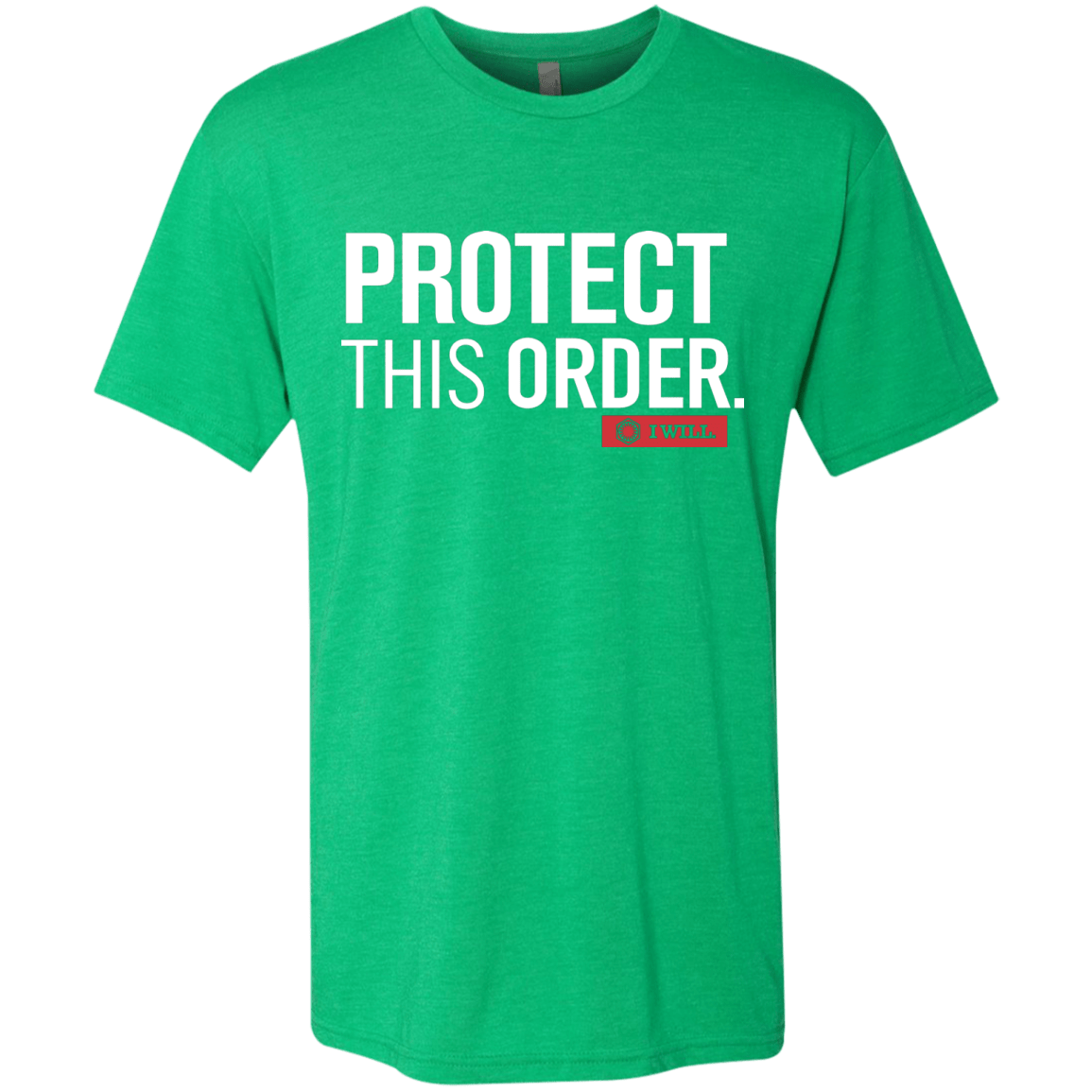 T-Shirts Envy / Small Protect This Order Men's Triblend T-Shirt