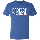 T-Shirts Vintage Royal / Small Protect This Order Men's Triblend T-Shirt