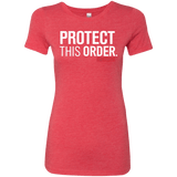 T-Shirts Vintage Red / Small Protect This Order Women's Triblend T-Shirt