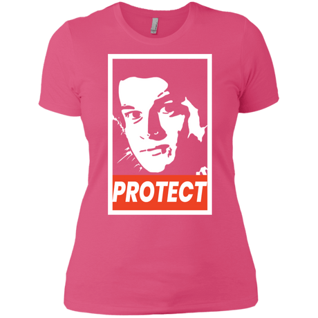 T-Shirts Hot Pink / X-Small PROTECT Women's Premium T-Shirt
