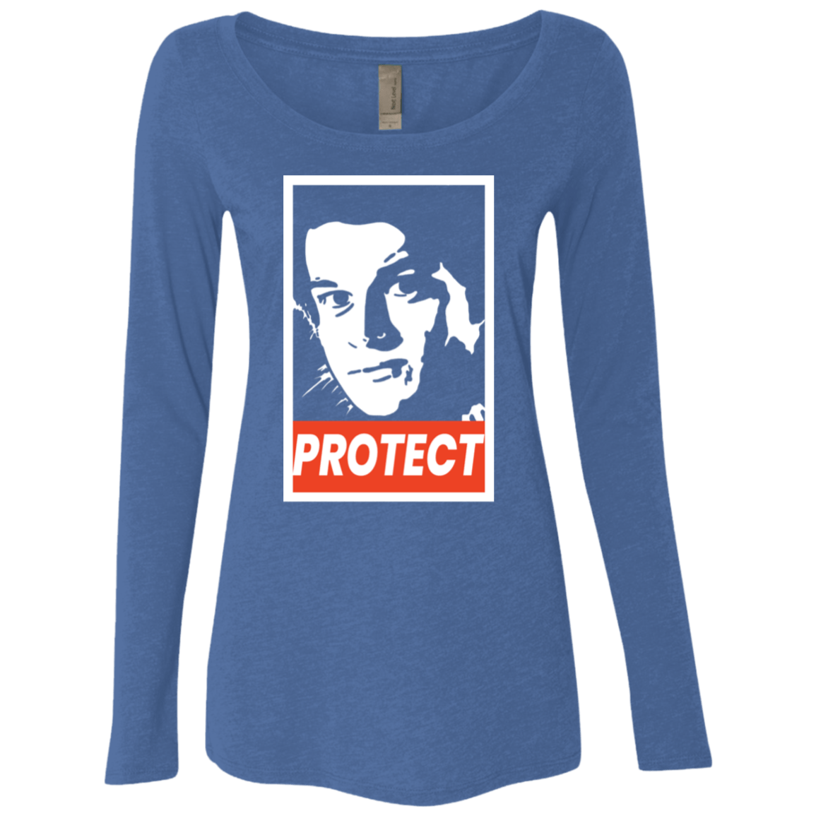 T-Shirts Vintage Royal / S PROTECT Women's Triblend Long Sleeve Shirt