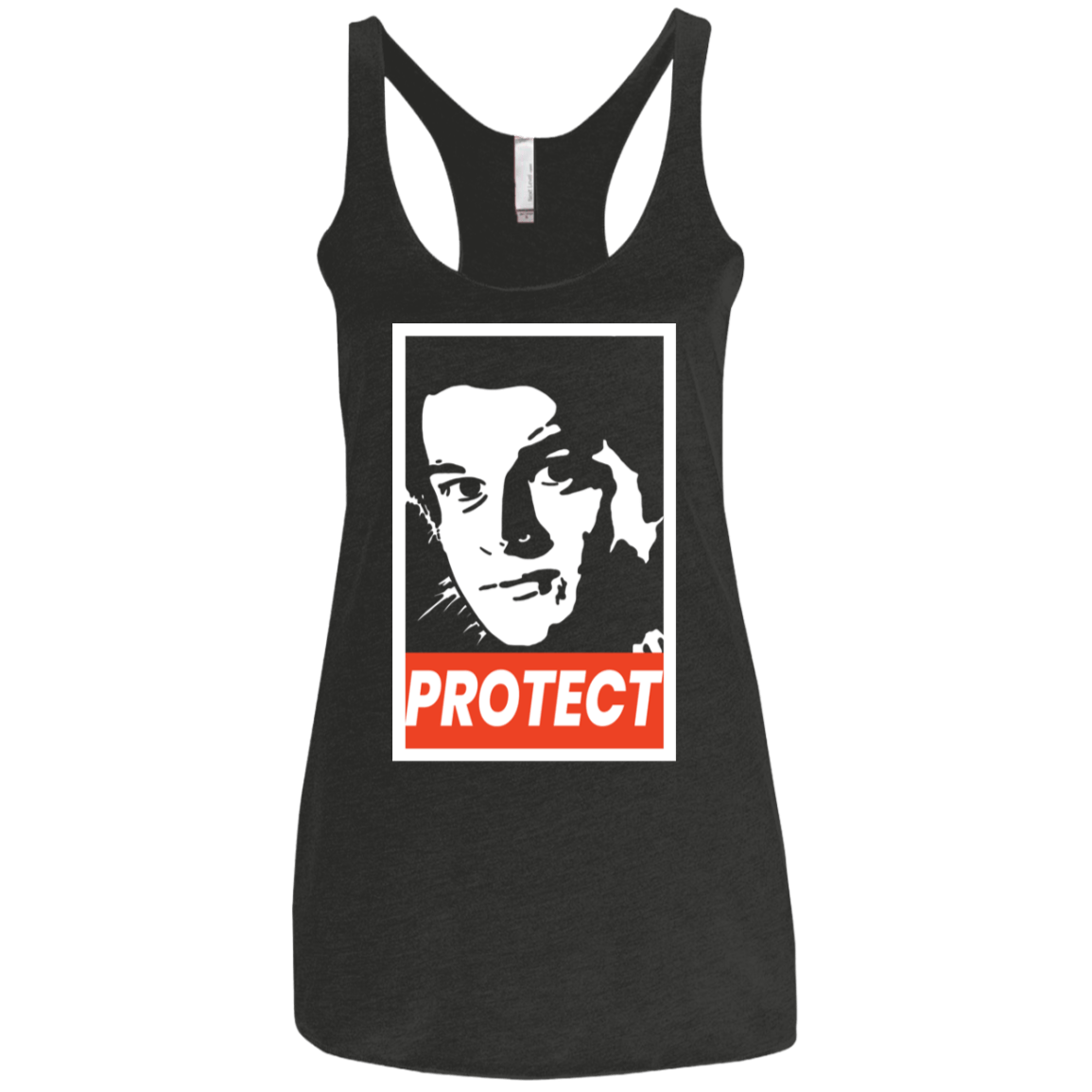 T-Shirts Vintage Black / X-Small PROTECT Women's Triblend Racerback Tank