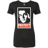 T-Shirts Vintage Black / S PROTECT Women's Triblend T-Shirt