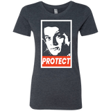 T-Shirts Vintage Navy / S PROTECT Women's Triblend T-Shirt