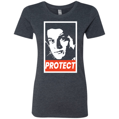 T-Shirts Vintage Navy / S PROTECT Women's Triblend T-Shirt