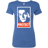 T-Shirts Vintage Royal / S PROTECT Women's Triblend T-Shirt