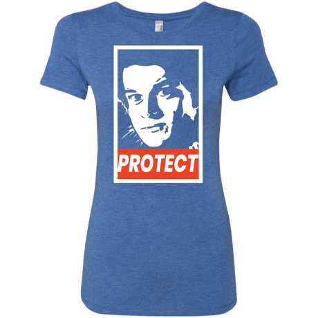 T-Shirts Vintage Royal / S PROTECT Women's Triblend T-Shirt