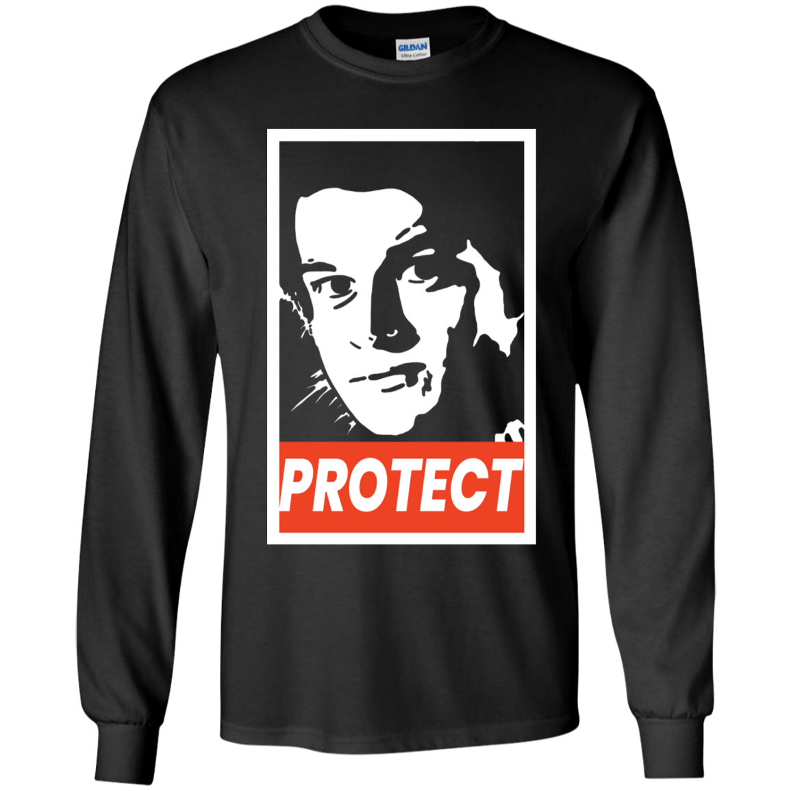 T-Shirts Black / YS PROTECT Youth Long Sleeve T-Shirt
