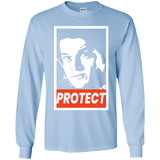 T-Shirts Light Blue / YS PROTECT Youth Long Sleeve T-Shirt