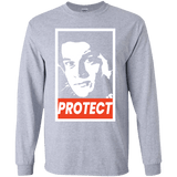 T-Shirts Sport Grey / YS PROTECT Youth Long Sleeve T-Shirt
