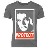 T-Shirts Premium Heather / YXS PROTECT Youth Triblend T-Shirt