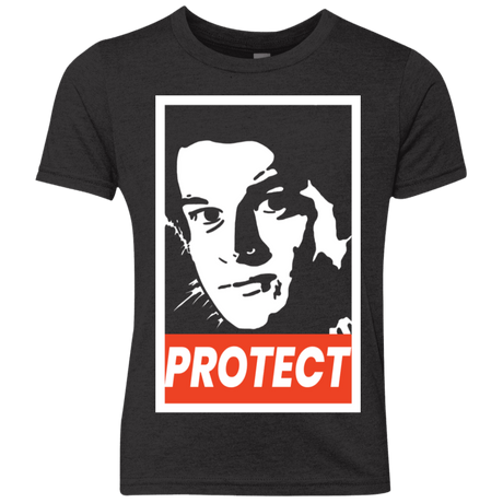 T-Shirts Vintage Black / YXS PROTECT Youth Triblend T-Shirt