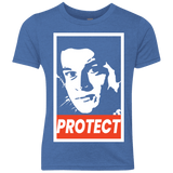 T-Shirts Vintage Royal / YXS PROTECT Youth Triblend T-Shirt