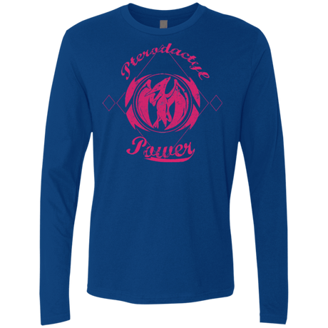 T-Shirts Royal / Small Pterodactyl Men's Premium Long Sleeve