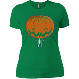 T-Shirts Kelly Green / X-Small Pumpkin Head Women's Premium T-Shirt