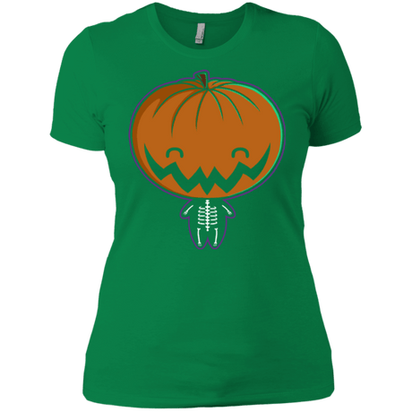 T-Shirts Kelly Green / X-Small Pumpkin Head Women's Premium T-Shirt
