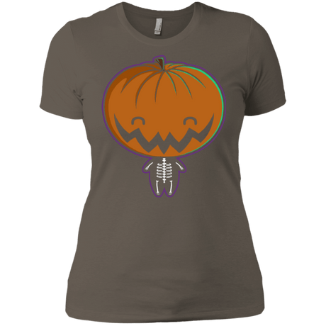 T-Shirts Warm Grey / X-Small Pumpkin Head Women's Premium T-Shirt