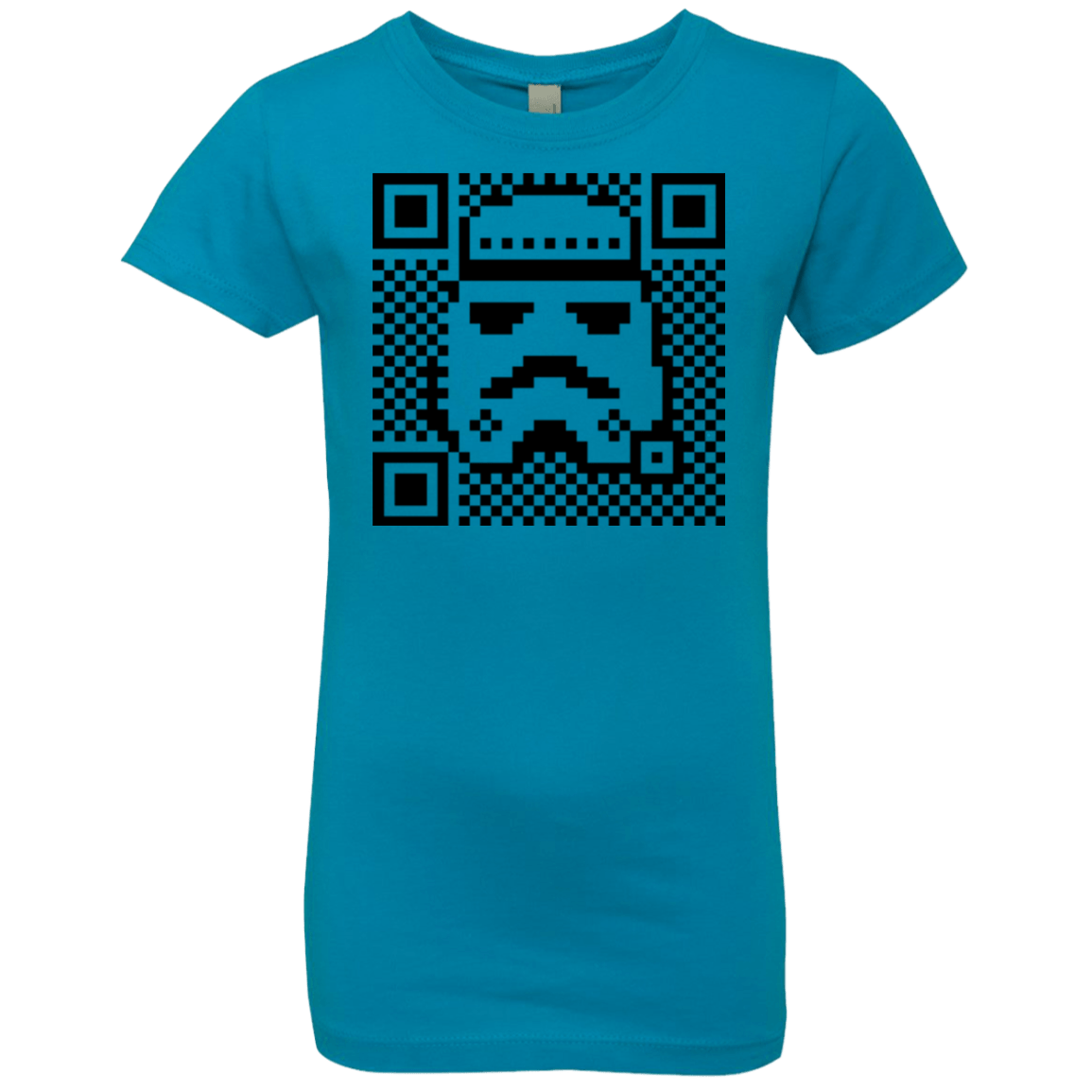 T-Shirts Turquoise / YXS QR trooper Girls Premium T-Shirt